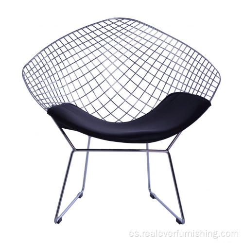 Réplica del sillón de alambre de diamante de Harry Bertoia